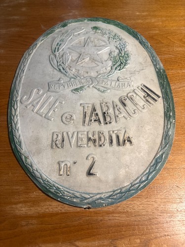 Targa latta sali e - targa,