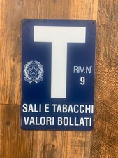 Insegna in metallo,Sali E