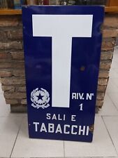 Insgna/Tabella smaltata Sali e