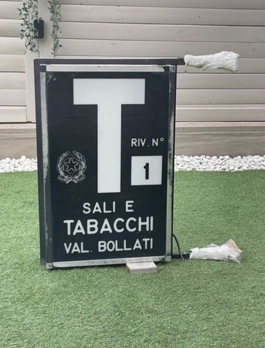 Insegna bifacciale luminosa - bifacciale,