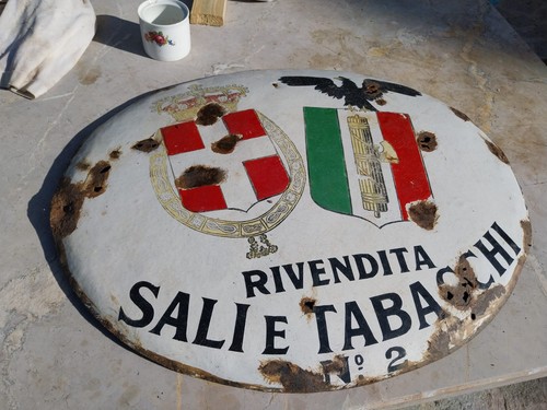 Insegna sali tabacchi anni - sali, e