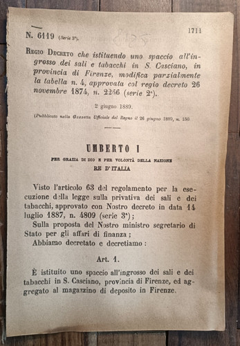 San casciano 1889 regio - san,