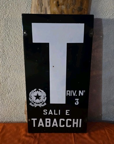Insegna tabella smaltata sali - insegna,
