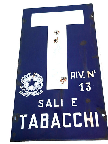 Insegna targa tabella - tabella, smaltata