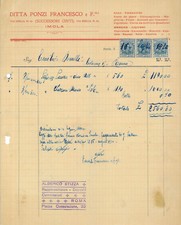 Fattura int. DITTA PONZI